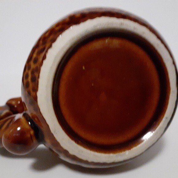 Vintage Rustic Brown Colorado Souvenir Glazed Acorn Ceramic Mug Squirrel 4"x2.5" - Picture 6 of 6